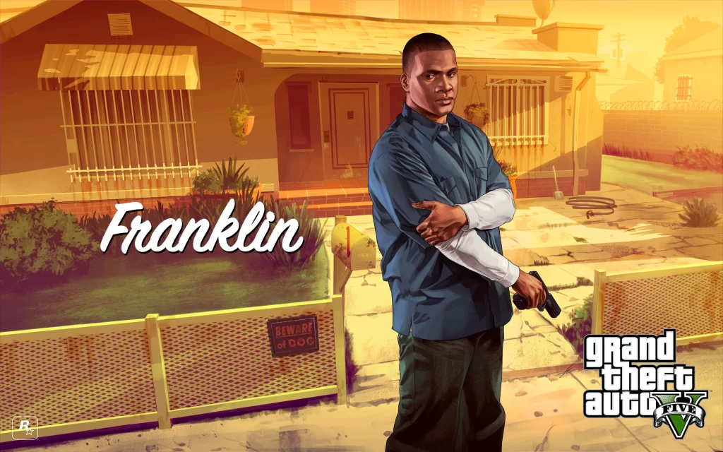 Franklin is a playble character in GTA V