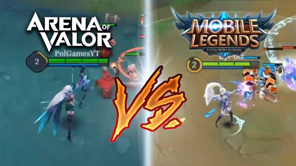 Arena of Valor vs Mobile Legends