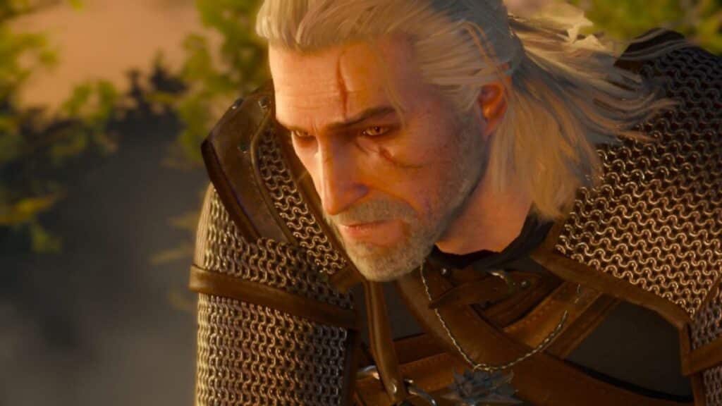Geralt thinking about Ciri in Witcher 3