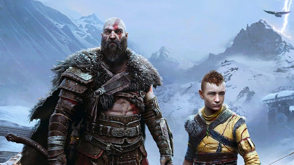 Father and son in God of War Ragnarok