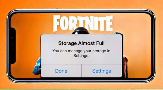 How much storage does Fortnite mobile require?