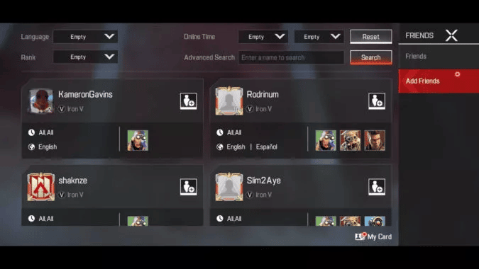 How to Add Friends in Apex Legends Mobile