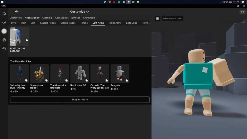 How to Make Your Body Fat in Roblox