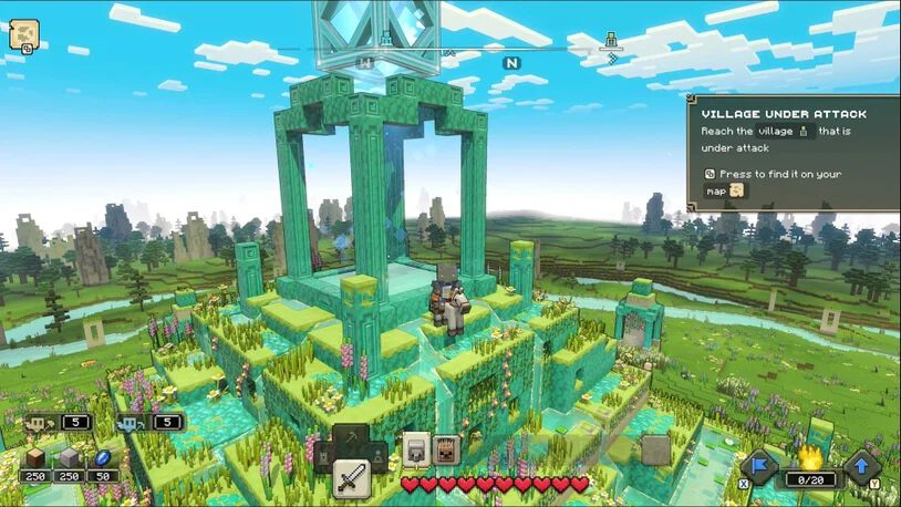 How to Save First Village in Minecraft Legends