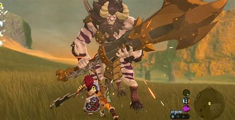Zelda: Tears of the Kingdom-Fight three Lynels At Once with Less Damage