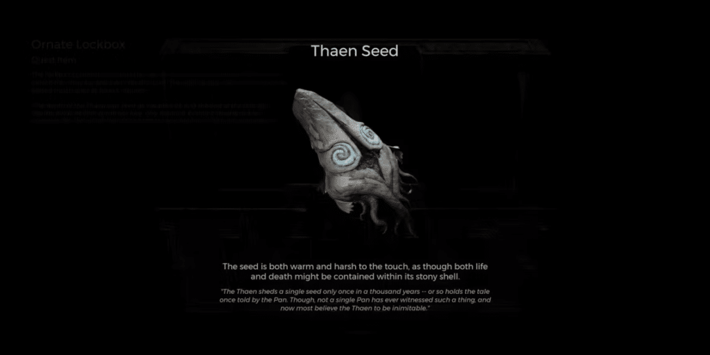 Remnant 2: Thaen Seed Guide